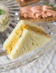 Watercress And Egg Salad Sandwiches Teatime Magazine Recipe Tea Sandwiches Recipes Tea Sandwiches High Tea Sandwiches