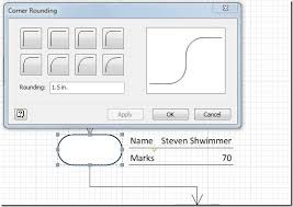 I have tried many things to get round edges but it doesn't work. Rounding Shape Corners In Visio 2010