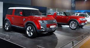Land Rover Dc100 Concepts Gain A Red Hue For New Delhi Auto Expo Carscoops Land Rover Land Rover Defender Defender