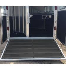 Some trailers have metal floors with rubber mats. China Best Sales Anti Slip Rubber Horse Trailer Ramp Mat China Ramp Sheet Horse Stable Mat