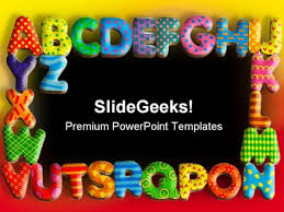Printable alphabet letters can be saved as.pdf files which are opened in your browser with adobe acrobat reader or other pdf reader. Alphabets01 Education Powerpoint Template 1010 Powerpoint Themes