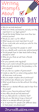 Getting your active first graders to listen can be a bit of challenge. 52 Writing Prompts About Election Day Journalbuddies Com