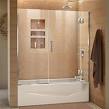 Jetted bathtub shower combo