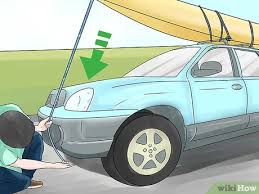 Adjust the cam to the top of the gunwale, to give you space to tighten down. How To Tie Down A Kayak With Pictures Wikihow