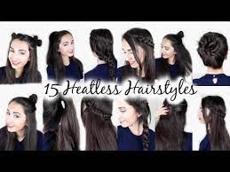 Ten 60 Second Heatless Hairstyles 1 Minute Hairstyles Quick Hairstyles Braidsandstyles12 Youtube Heatless Hairstyles Easy Hairstyles Hair Styles