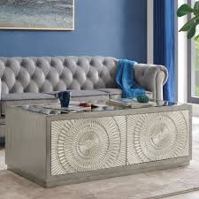 Shop coffee tables at target. Frenso Coffee Table Silver Silver Coffee Table Modern Coffee Table Storage Coffee Table