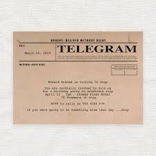 Telegram Printable Birthday Invitation Digital File Vintage Etsy Printable Birthday Invitations Vintage Wedding Guest Book Milestone Birthday Invitations