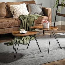 Beistelltische schlafzimmer im angebot bei stylight. Vasagle Beistelltische 2er Set Dreieckig Kaufland De