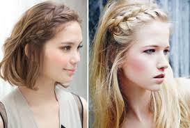 A braid and some crunched up messy curls can give you the look that you want. Messy Hair With Braid As Perfect School Day Hairstyles For Medium Hair Quick And Easy Hairstyles For Medium Hair For School