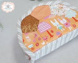 花盒子收納包 針線文具美粧品收納盒 布遊仙境手作雜貨 化妝包 雜物包 pinkoi blanket quilts tissue