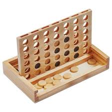 Mini Wooden Desk Game Connect Four Threshold Target Wooden Board Games Wooden Desk Gaming Desk