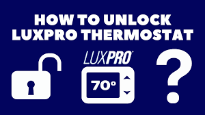 Locked luxpro psp511ca thermostats indicated by the presence of 'hold' on the . How To Unlock Luxpro Thermostat Effortlessly In Seconds Robot Powered Home