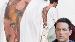But if she chooses to criticise his back tattoo again, many stars would certainly have her back. Ben Affleck Reveals Huge Phoenix Tattoo Covering His Whole Back And It S Real Irish Mirror Online