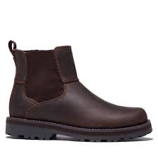 Shoemall.com has been visited by 10k+ users in the past month Courma Kid Chelsea Boots Fur Kinder In Dunkelbraun Timberland