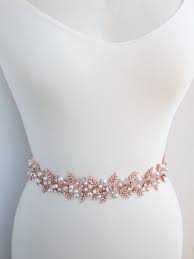 Shop rose gold bridal belts and belt ribbons in ivory satin, white satin, cream organza, white organza and dusty pink ribbon colours in uk. Rose Gold Bridal Belt Swarovski Crystal And Pearl Belt Rhinestone Wedding Belt In Gold Silver Rose Gold Swarovski Wedding Belt Sash Bridal Belt Bridal Accessories Belt Wedding Belts