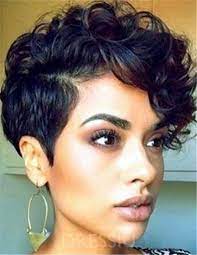 African American Synthetic Hair Lace Front Women Short Curly Wigs Dressiu Frisuren Haarschnitt Haarschnitt Kurz
