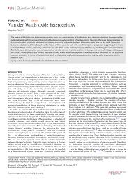 Check spelling or type a new query. Pdf Van Der Waals Oxide Heteroepitaxy