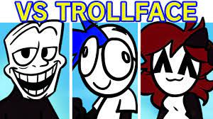 Friday Night Funkin' VS Trollface FULL WEEK + Cutscenes | Cute Artstyle  (FNF Mod/Troll/Troll face) - YouTube