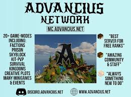 Jul 01, 2010 · discover the best minecraft bedrock servers through our top 10 lists. Advancius Network Free Ranks Minecraft Bedrock Server