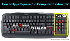 Maybe you would like to learn more about one of these? How To Type Square In Computer Keyboard Computers Tricks Tips 30130