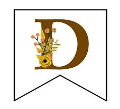 To search and download more free transparent png images. Fall Floral Alphabet Printables Banners Diy Wall Art On Sutton Place