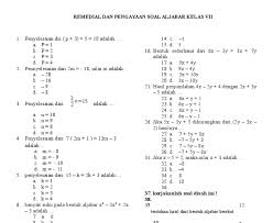 Maybe you would like to learn more about one of these? Soal Aljabar Kelas 8 Download