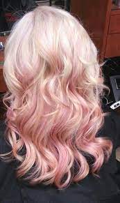 Pink Highlights In Blonde Hair Pastel Hair Highlights Blonde Hair With Highlights Hair Color Pink
