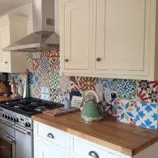 patchwork tiles kitchen