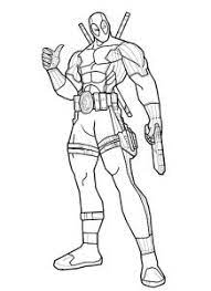 Coloriage Deadpool Coloriages Pour Enfants