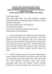 Terlebih lagi jika di doi adalah orang yang cantik rupawan, baik, populer dan juga berwawasan. Ucapan Pengerusi Sempena Mesyuarat Agung Ke 5