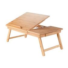Winsome Wood 80623 Baldwin Lap Desk With Flip Top Adjustable Table Stand Lap Tray Desk Tray