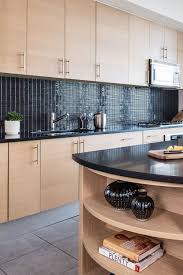 31 Black Subway Backsplash Ideas The Power Of Black Color In 2020 Black Kitchen Countertops Kitchen Furniture Design Brown Kitchen Cabinets
