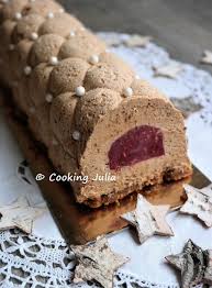 Cooking Julia Buche Au Dulcey Framboise Et Speculoos Buche Chocolat Framboise Gateaux Et Desserts Alimentation