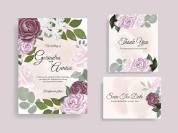 Beautiful Floral Frame Wedding Invitation Card Template In 2021 Wedding Invitation Cards Wedding Invitation Card Template Wedding Invitations