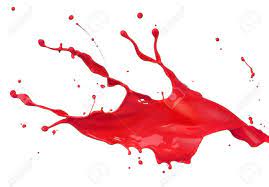 Red Paint Splash Isolated On White Background Paint Splash Paint Background Red Paint