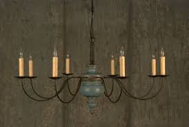 Auburn Six Arm Chandelier 50686 Primitive Lighting Chandelier Country Chandelier