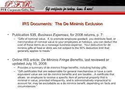 Maybe you would like to learn more about one of these? The Irs De Minimis Rule
