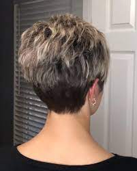 Shorthairstyles Womenover50 Short Hair Haircuts Short Stacked Hair Short Hair Back