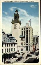 Post Office Atlantic National Bank Building Jacksonville Florida Fl 1920s Cars Jacksonville Florida Ferry Building San Francisco Jacksonville