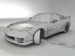 Mazda Rx 8 Sports Car 3d Model Car 3d Model Sports Car Mazda