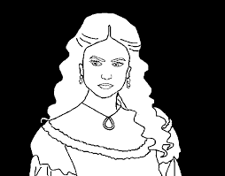 Rock music, skulls, skateboarding, comic book. Katherine Pierce From The Vampire Diaries Coloring Page Coloringcrew Com
