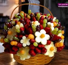 Image result for ‫خوراکیهای تزئین شده شب یلدا‬‎