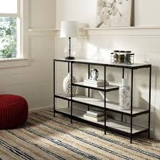 Safavieh Petra 3 Tier Beige Black Console Table Black Console Table Modern Console Tables Modern Console