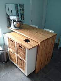 Mobile solutions you can roll anywhere you need them. Expedit Rolling Kitchen Island Ikea Hackers Ikea Kitchen Island Ikea Hack Kitchen Ikea Hacks Diy