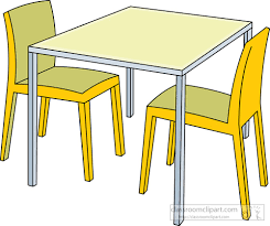 5 piece dining set wood metal table and 4 chairs kitchen breakfast furniture new. Furniture Clipart Kitchen Table Chairs 314 Classroom Clipart