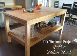 weekend project: diy kitchen island