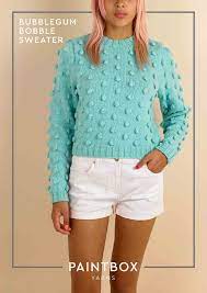 Buy bobble jumper and get the best deals at the lowest prices on ebay! Bubblegum Bobble Jumper Free Knitting Pattern In Paintbox Yarns Wool Mix Aran