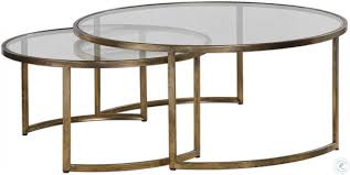 The coffee table boasts the added convenience of an additional storage shelf. Rhea Nested Coffee Tables Set Of 2 From Uttermost Furnitureetc Com 24747