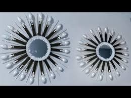 Maybe you would like to learn more about one of these? Diy Dekorasi Cermin Dinding Dari Stik Es Krim Dan Sendok Plastik Glam Sunburst Wall Mirror Youtube