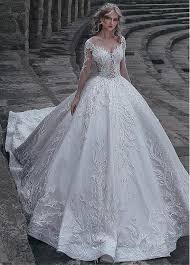 Wedding Dresses Ball Gown Gorgeous Tulle Lace V Neck Neckline Ball Gown Wedding Dress With Lace Appliques Beadings With Images Ball Gown Wedding Dress Ball Gowns Wedding